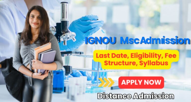 IGNOU MSc Admission