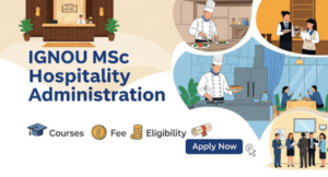 IGNOU MSc Hospitality Administration Admission
