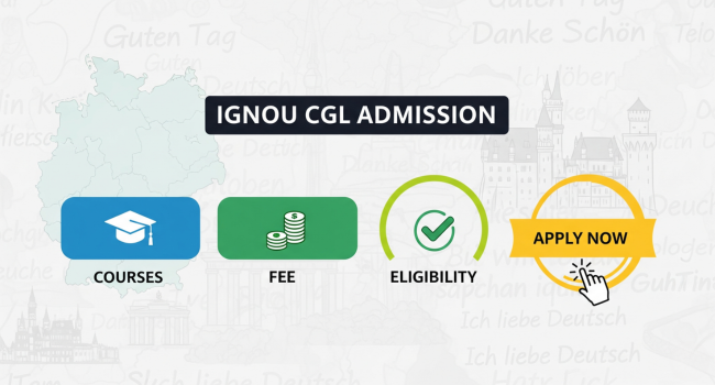 IGNOU CGL Admission