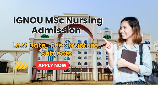 IGNOU MSc Nursing Admission