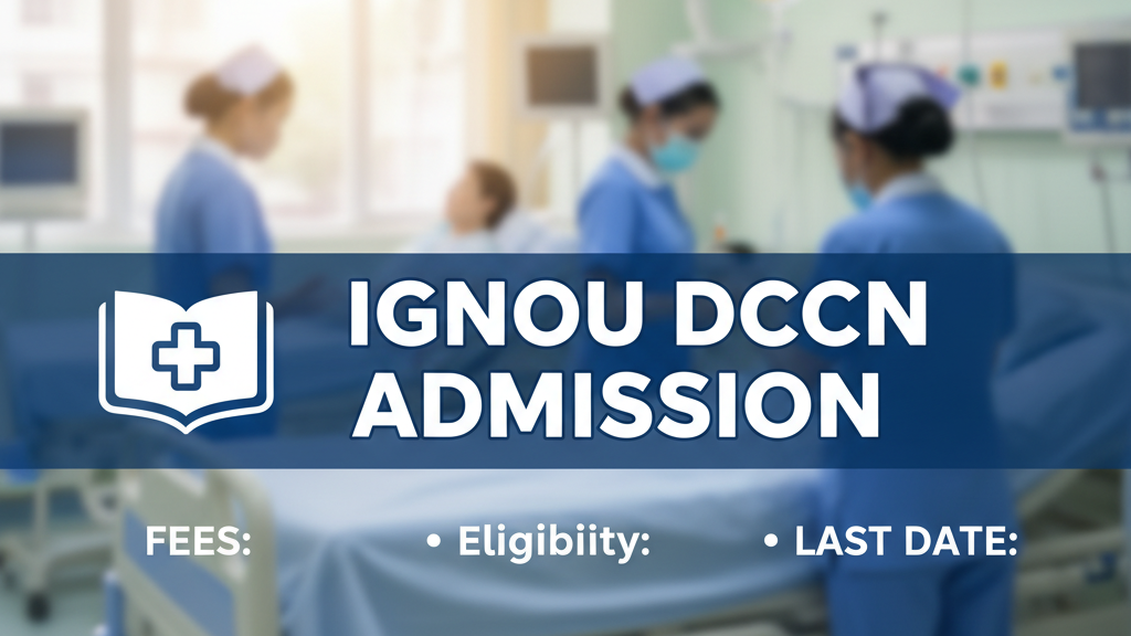 IGNOU DCCN Admission