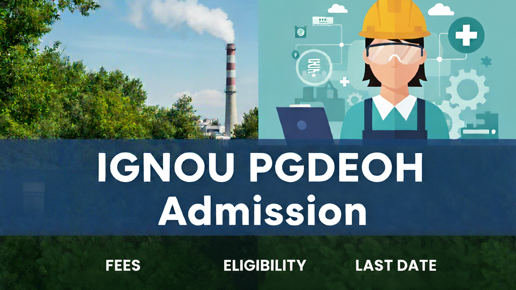 IGNOU PGDEOH Admission